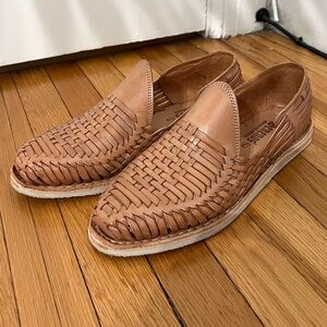 Senenos Huaraches in Natural Leather